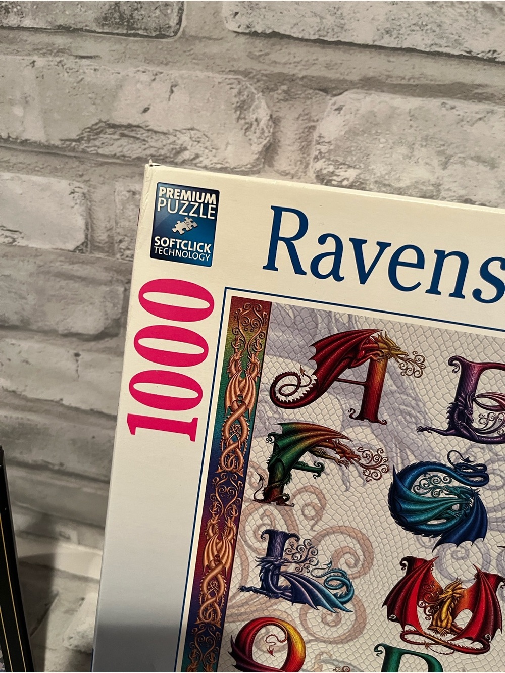 Ravensburger Dragon Letter Alphabet Puzzle - White, Pink, Blue, Red, Green